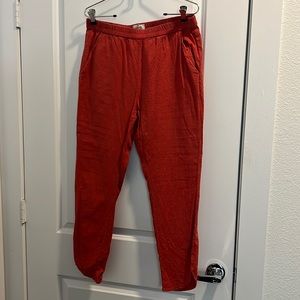 Marine Layer Pants Coral Red